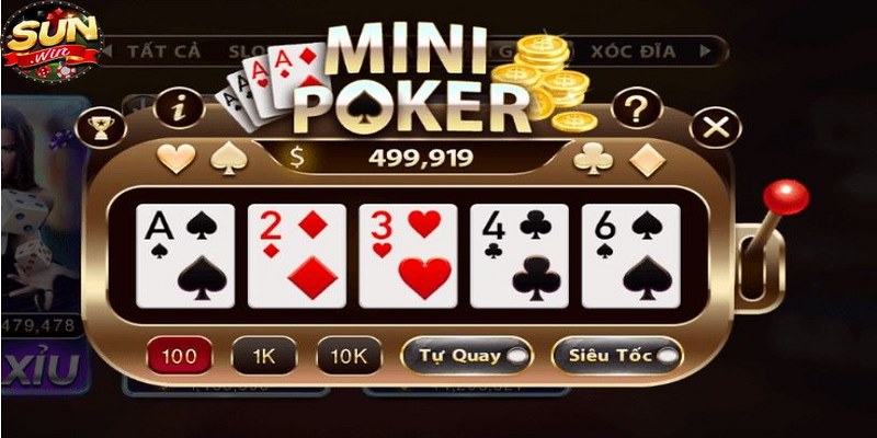 Mini Poker Sunwin mang đến những trải nghiệm game độc đáo