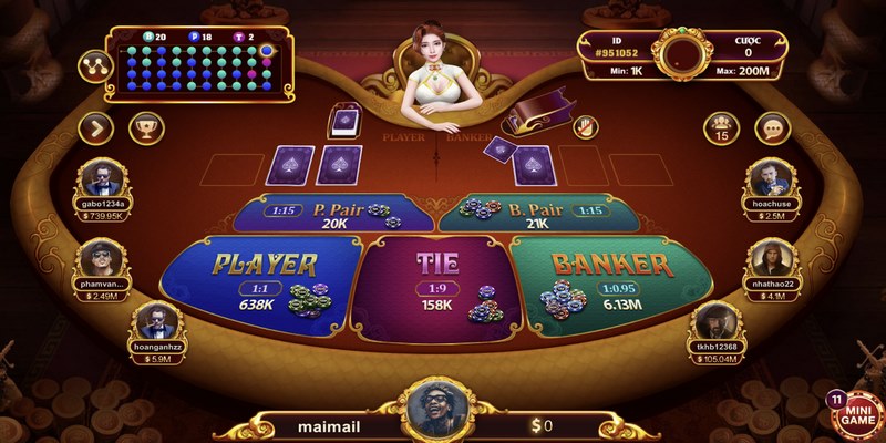 Luật chơi cơ bản của game bài baccarat Sunwin