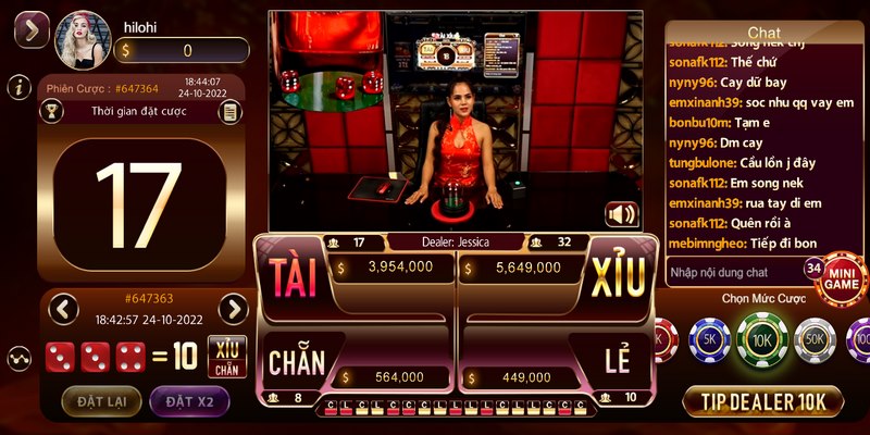 Tài Xỉu Livestream Sunwin có dealer người thật xinh đẹp, chuyên nghiệp