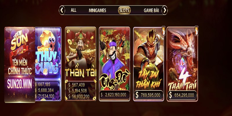 Tây du thần khí Sunwin nằm trong danh mục slot game nổi tiếng hiện nay