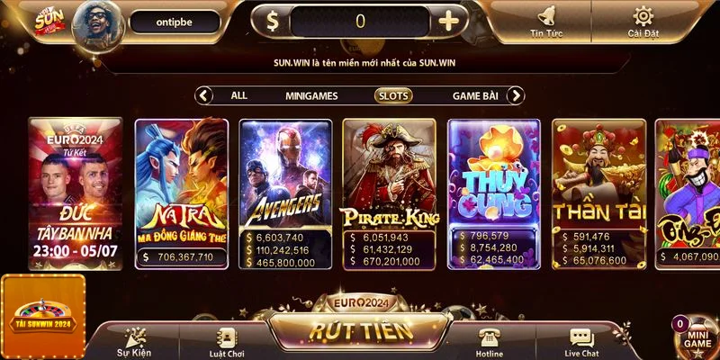 Chinh phục thưởng lớn từ game quay hũ sunwin 