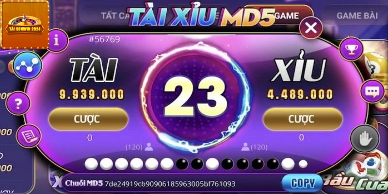 Quy tắc cơ bản trong game tài xỉu md5