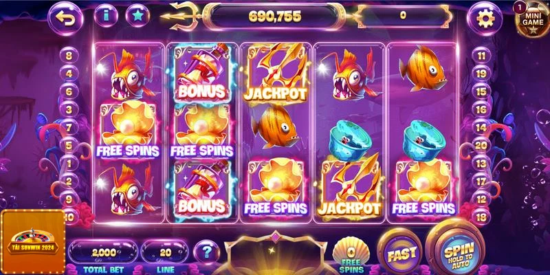 Trải nghiệm thủy cung slot ăn thưởng lớn